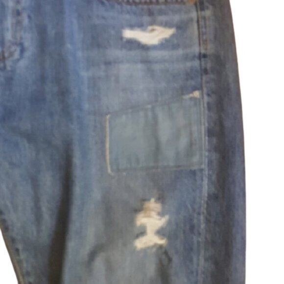 AG ADRIANO GOLDSCHMIED The Nikki Crop Relaxed Skinny distressed jeans - Picture 9 of 15